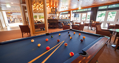 Pooltafel bij Fletcher Hotel-Restaurant Erica