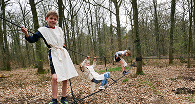 Het bos nabij Museumpark Orientalis